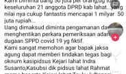 Isu Mengejutkan: Dugaan Pemerasan Rp1,05 Miliar Terhadap 21 Anggota DPRD, Nama Kasi Pidsus Indra Susanto Disorot