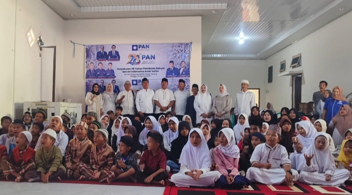 TASYAKURAN 28 TAHUN PAN: DPD PAN EMPAT LAWANG Gelar Syukuran, Bantu Rakyat & Doa Bersama Anak Yatim Di Rumah Dinas Ketua DPRD