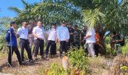 BUPATI EMPAT LAWANG TINJAU LOKASI PEMBANGUNAN MARKAS YONIF TP, 1.000 PERSONEL DIPROYEKSI HUNI MARKAS BARU