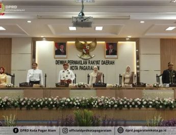 Gubernur Dan Belasan Kepala Daerah Padati Sidang Paripurna Istimewa HUT Ke-25 Pagar Alam