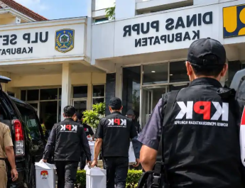 KPK Geledah ULP Dan Dinas PUPR Pemkab Muara Enim
