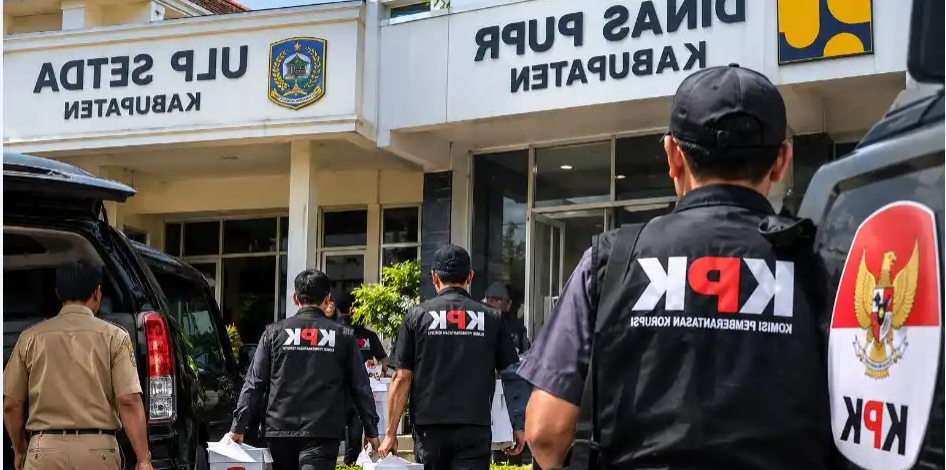 KPK Geledah ULP Dan Dinas PUPR Pemkab Muara Enim