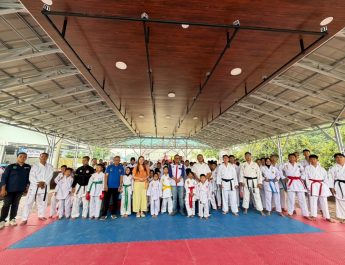 Ketua KONI Dan Lemkari Kabupaten Empat Lawang Membuka Langsung Ajang Porkab Cabor Karate Empat Lawang 2026